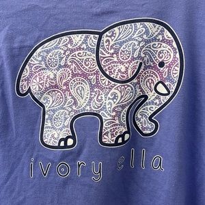 Ivory Ella Purple Long sleeve tee